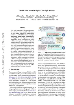 Do LLMs Know to Respect Copyright Notice?