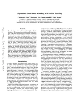 Supervised Score-Based Modeling by Gradient Boosting