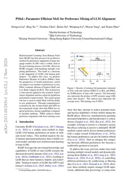 PMoL: Parameter Efficient MoE for Preference Mixing of LLM Alignment