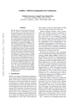 AMREx: AMR for Explainable Fact Verification