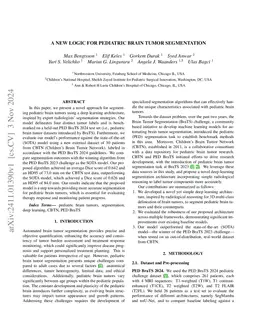 A New Logic For Pediatric Brain Tumor Segmentation
