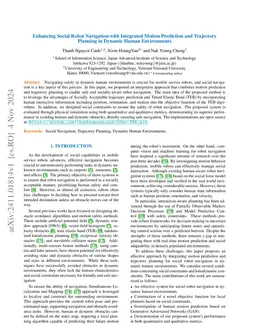 Enhancing Social Robot Navigation with Integrated Motion Prediction and
  Trajectory Planning in Dynamic Human Environments