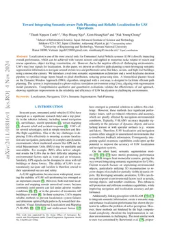 Toward Integrating Semantic-aware Path Planning and Reliable
  Localization for UAV Operations