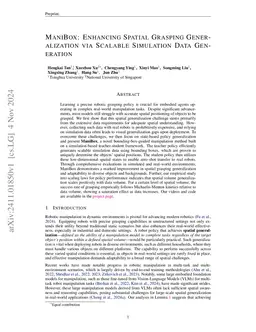 ManiBox: Enhancing Embodied Spatial Generalization via Scalable Simulation Data Generations