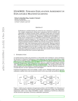 EXAGREE: Mitigating Explanation Disagreement with Stakeholder-Aligned Models
