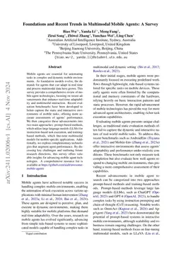 Foundations and Recent Trends in Multimodal Mobile Agents: A Survey