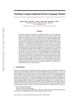 Training Compute-Optimal Protein Language Models