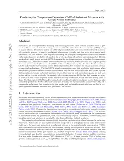 Predicting the Temperature-Dependent CMC of Surfactant Mixtures with
  Graph Neural Networks