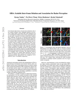 SIRA: Scalable Inter-frame Relation and Association for Radar Perception