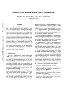 Grouped Discrete Representation for Object-Centric Learning