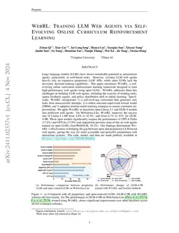 WebRL: Training LLM Web Agents via Self-Evolving Online Curriculum Reinforcement Learning