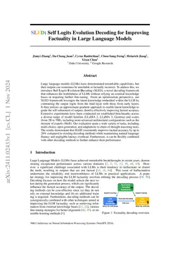 SLED: Self Logits Evolution Decoding for Improving Factuality in Large Language Models