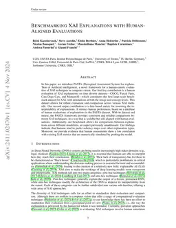 Benchmarking XAI Explanations with Human-Aligned Evaluations