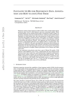 Dr. SoW: Density Ratio of Strong-over-weak LLMs for Reducing the Cost of Human Annotation in Preference Tuning