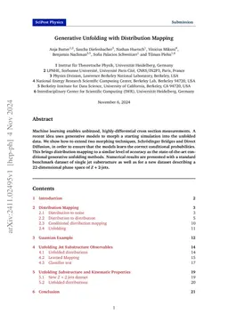 Generative Unfolding with Distribution Mapping