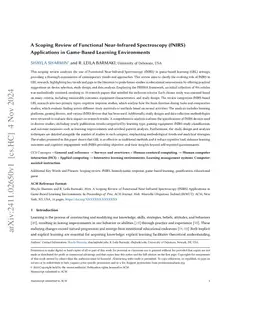 A Scoping Review of Functional Near-Infrared Spectroscopy (fNIRS)
  Applications in Game-Based Learning Environments