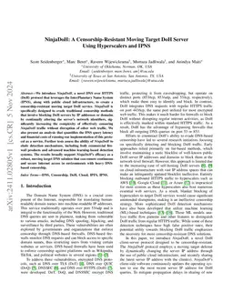 NinjaDoH: A Censorship-Resistant Moving Target DoH Server Using
  Hyperscalers and IPNS