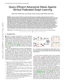 Query-Efficient Adversarial Attack Against Vertical Federated Graph
  Learning