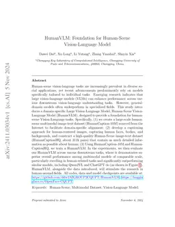 HumanVLM: Foundation for Human-Scene Vision-Language Model