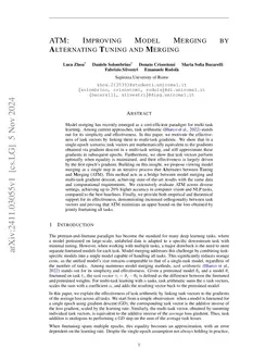 ATM: Improving Model Merging by Alternating Tuning and Merging