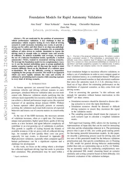 Foundation Models for Rapid Autonomy Validation