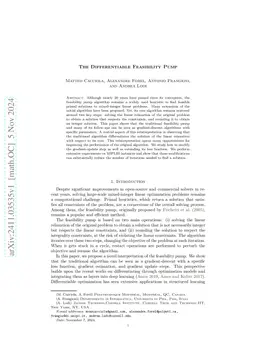 The Differentiable Feasibility Pump