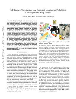 vMF-Contact: Uncertainty-aware Evidential Learning for Probabilistic Contact-grasp in Noisy Clutter