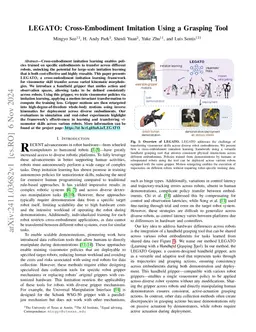 LEGATO: Cross-Embodiment Imitation Using a Grasping Tool
