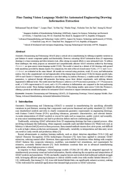 Fine-Tuning Vision-Language Model for Automated Engineering Drawing
  Information Extraction