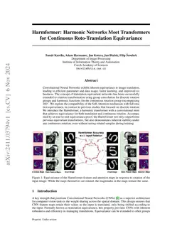 Harmformer: Harmonic Networks Meet Transformers for Continuous
  Roto-Translation Equivariance