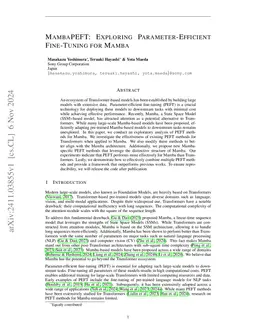 MambaPEFT: Exploring Parameter-Efficient Fine-Tuning for Mamba