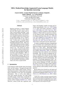 MEG: Medical Knowledge-Augmented Large Language Models for Question Answering