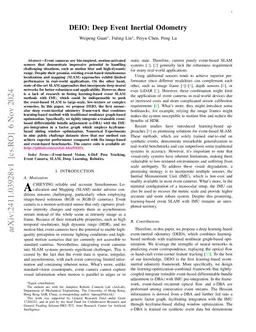 DEIO: Deep Event Inertial Odometry