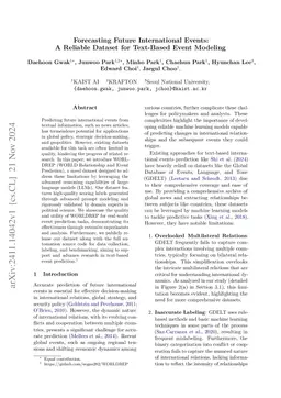 Forecasting Future International Events: A Reliable Dataset for
  Text-Based Event Modeling