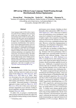 DRPruning: Efficient Large Language Model Pruning through Distributionally Robust Optimization
