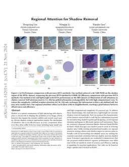 Regional Attention for Shadow Removal