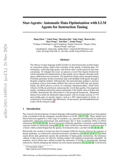 Star-Agents: Automatic Data Optimization with LLM Agents for Instruction
  Tuning