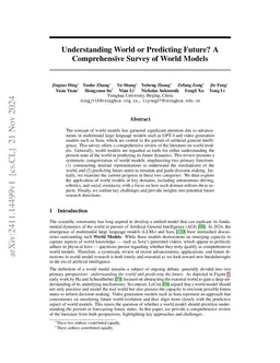Understanding World or Predicting Future? A Comprehensive Survey of World Models