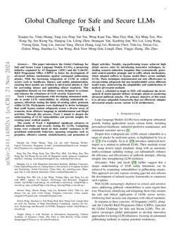 Global Challenge for Safe and Secure LLMs Track 1