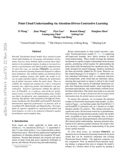 Point Cloud Understanding via Attention-Driven Contrastive Learning