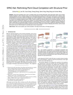SPAC-Net: Rethinking Point Cloud Completion with Structural Prior