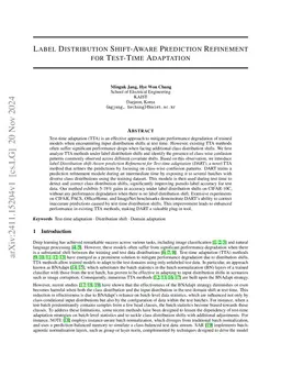 Label Distribution Shift-Aware Prediction Refinement for Test-Time Adaptation