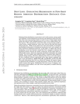Dist Loss: Enhancing Regression in Few-Shot Region through Distribution Distance Constraint