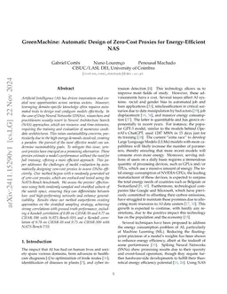 GreenMachine: Automatic Design of Zero-Cost Proxies for Energy-Efficient
  NAS