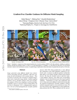 Gradient-Free Classifier Guidance for Diffusion Model Sampling