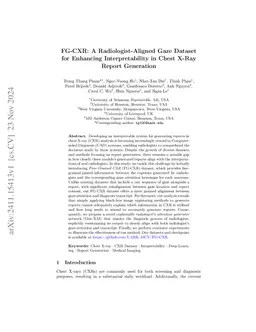 FG-CXR: A Radiologist-Aligned Gaze Dataset for Enhancing
  Interpretability in Chest X-Ray Report Generation
