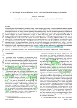 LDM-Morph: Latent diffusion model guided deformable image registration