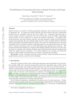 GeoAI-Enhanced Community Detection on Spatial Networks with Graph Deep
  Learning