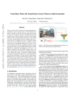 Gotta Hear Them All: Towards Sound Source Aware Audio Generation