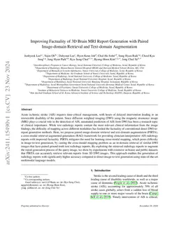 Improving Factuality of 3D Brain MRI Report Generation with Paired
  Image-domain Retrieval and Text-domain Augmentation